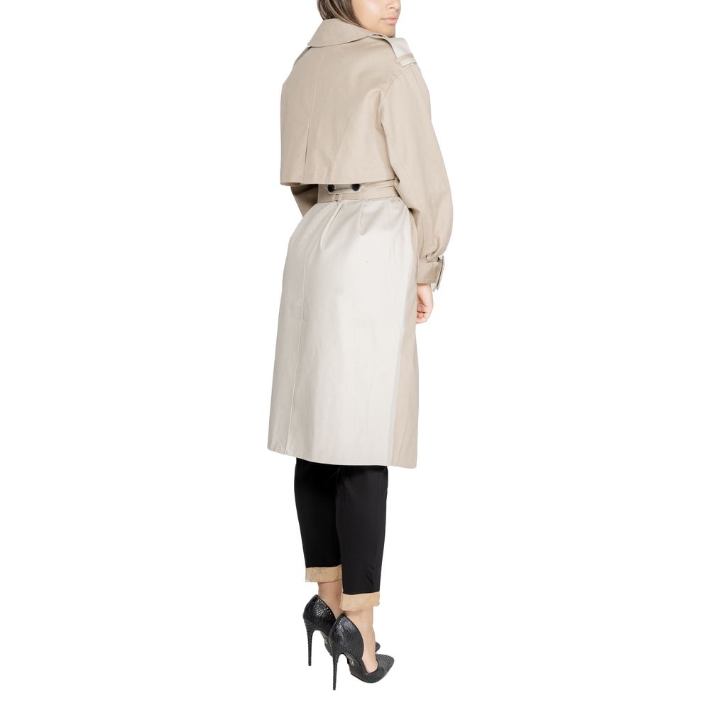  - Beige Cotton Jackets & Coat