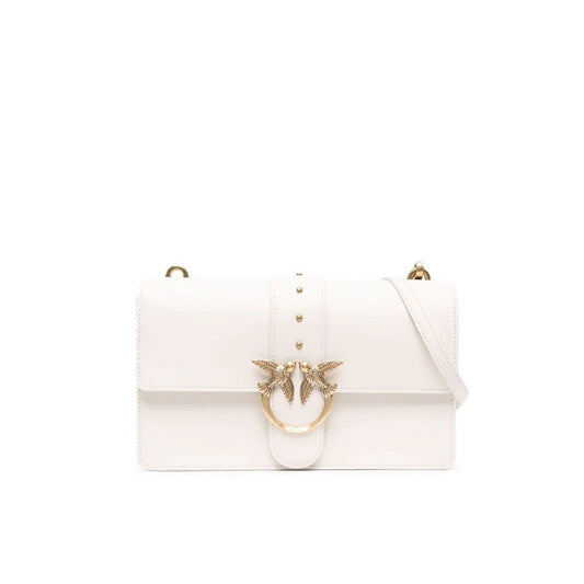  - White Leather Handbag