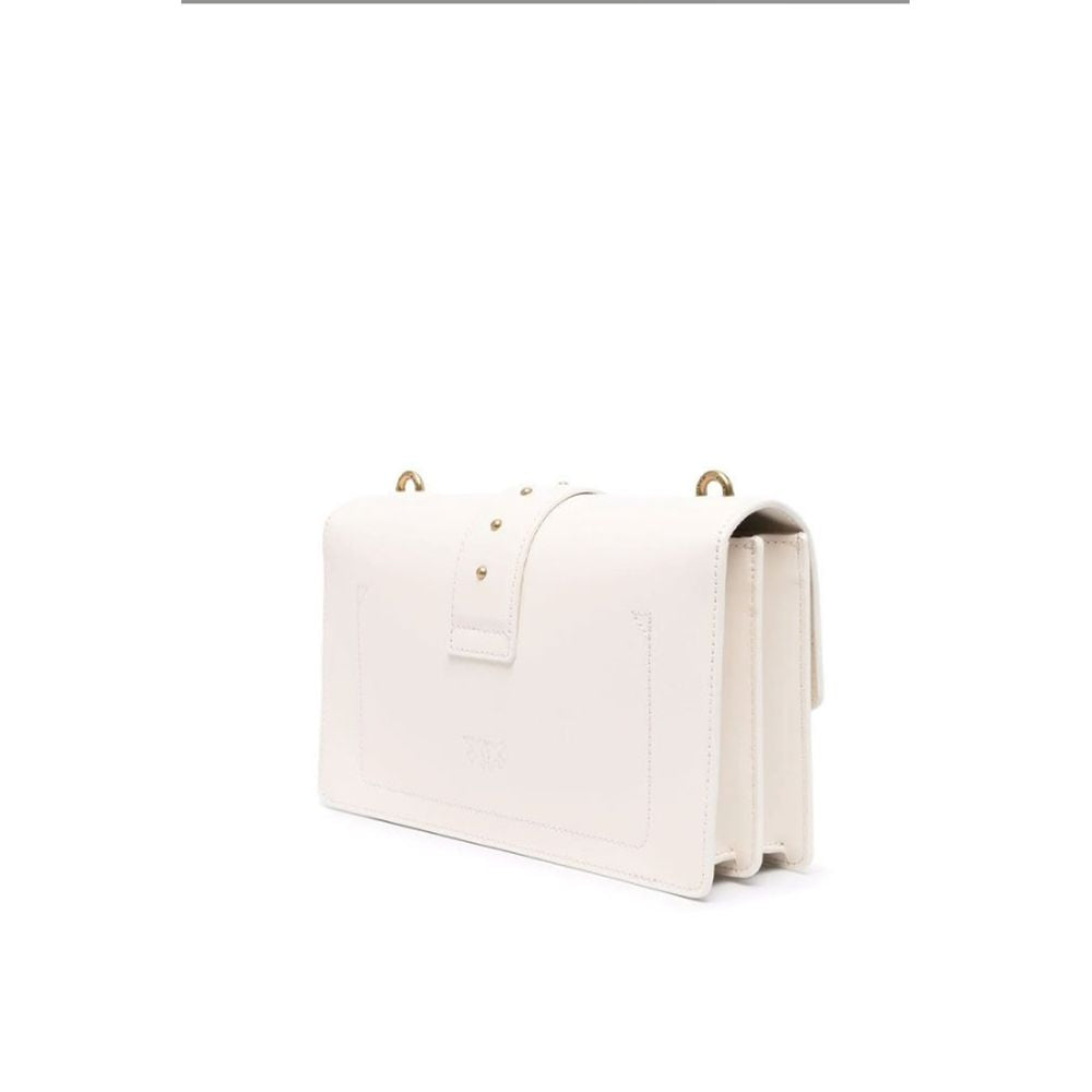  - White Leather Handbag