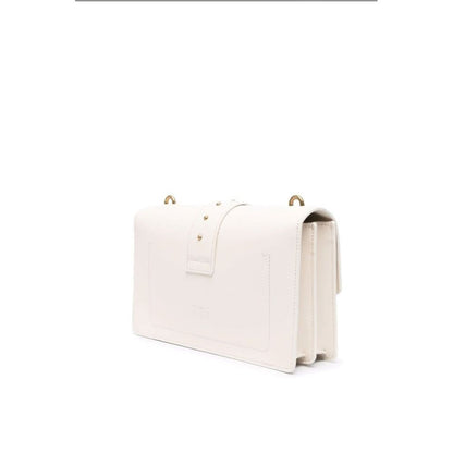  - White Leather Handbag