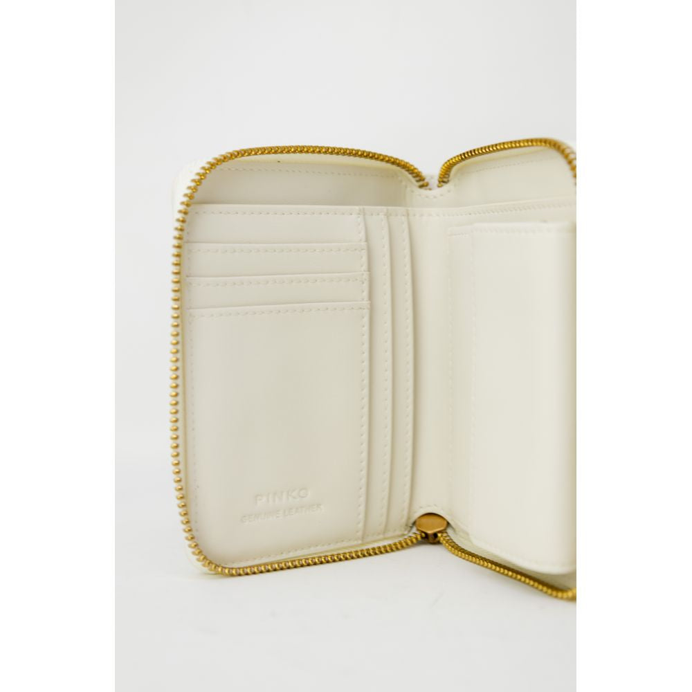  - Cream Leather Wallet