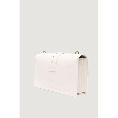  - White Leather Handbag