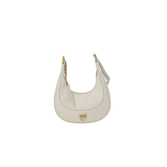  - White Leather Handbag