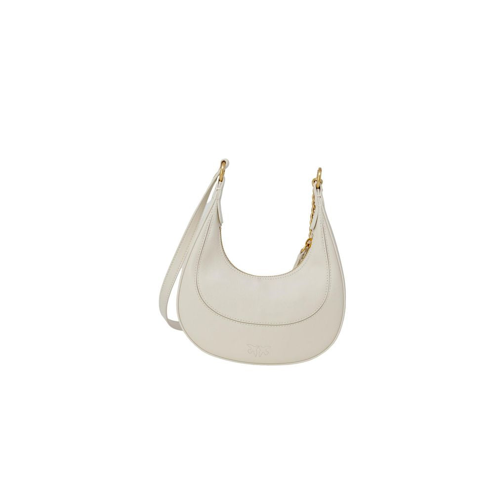  - White Leather Handbag