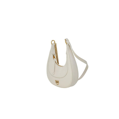  - White Leather Handbag