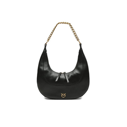  - Black Leather Handbag