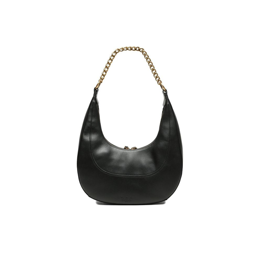  - Black Leather Handbag