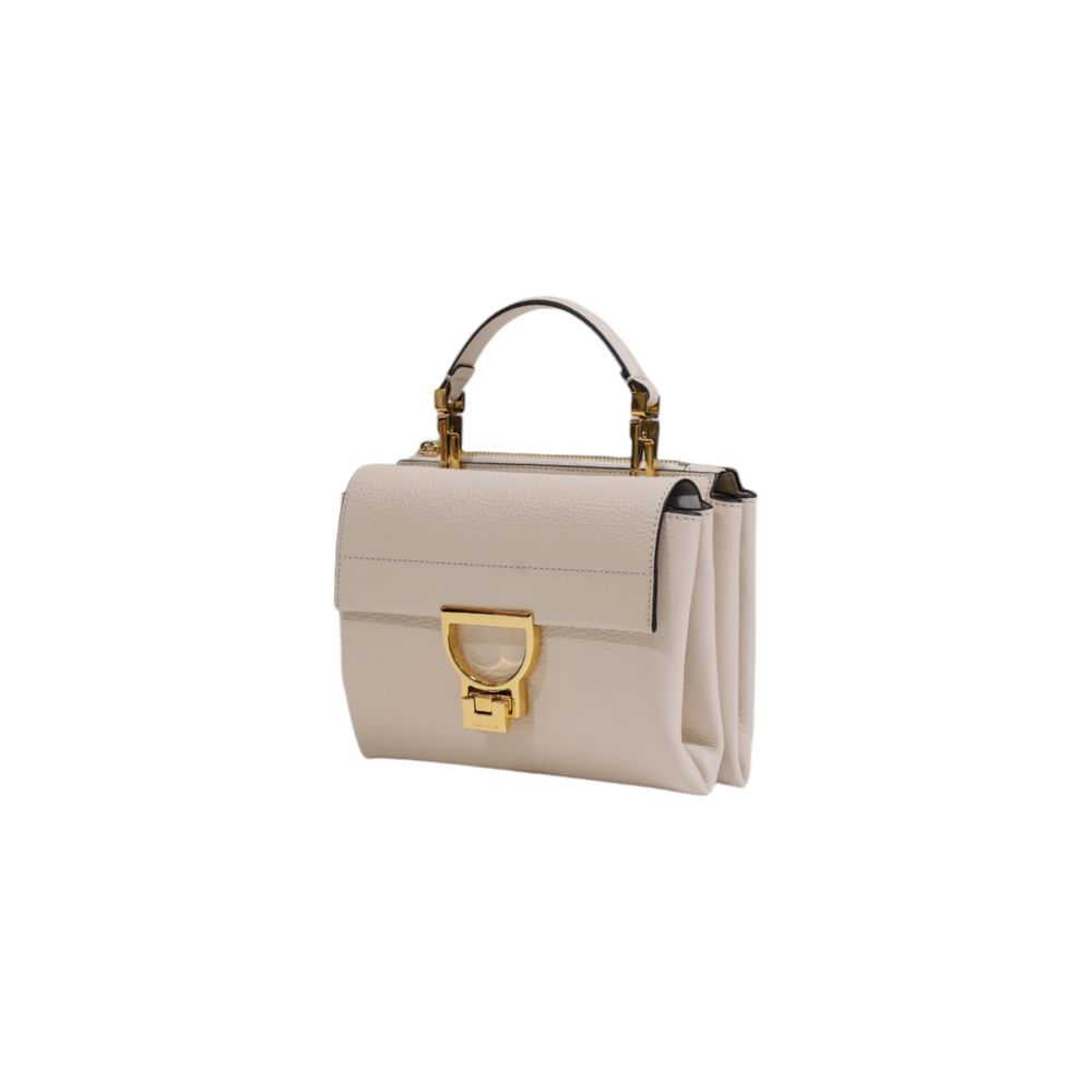  - White Leather Handbag