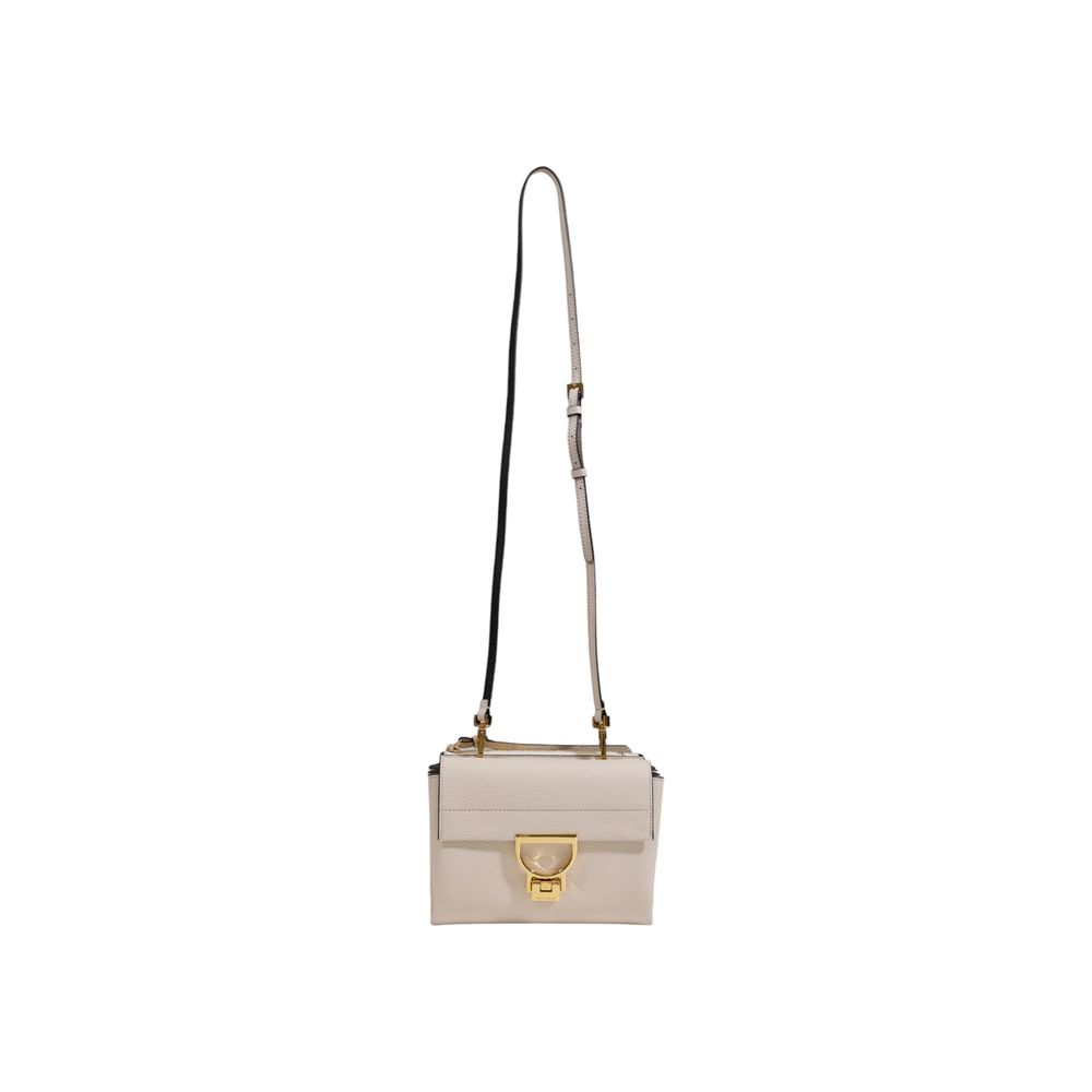  - White Leather Handbag