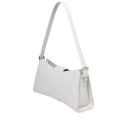  - Gray Leather Handbag