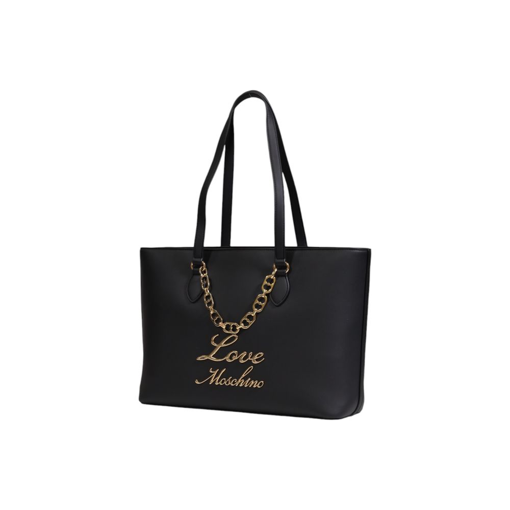 Black Polyethylene Handbag - The Luxe Alliance