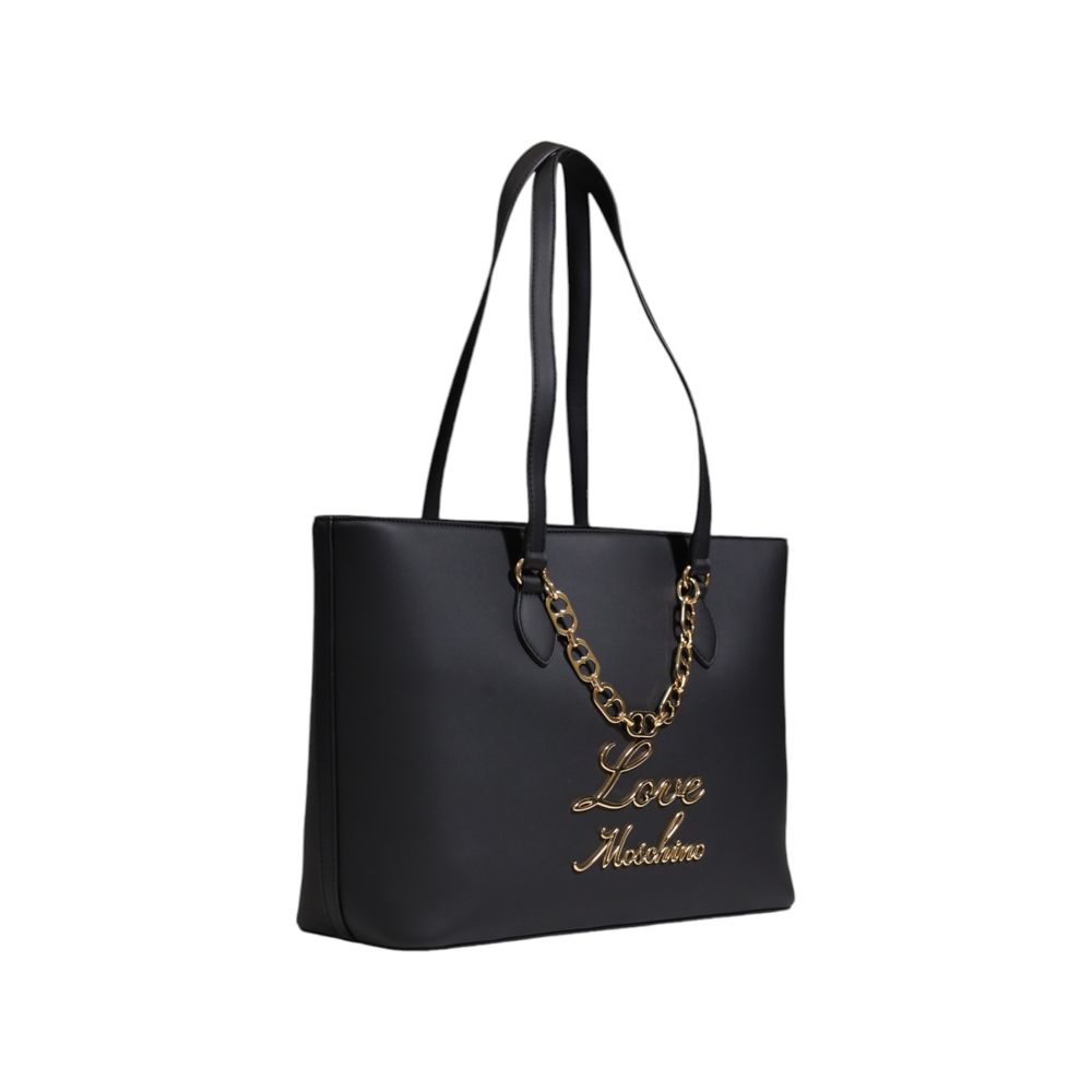 Black Polyethylene Handbag - The Luxe Alliance