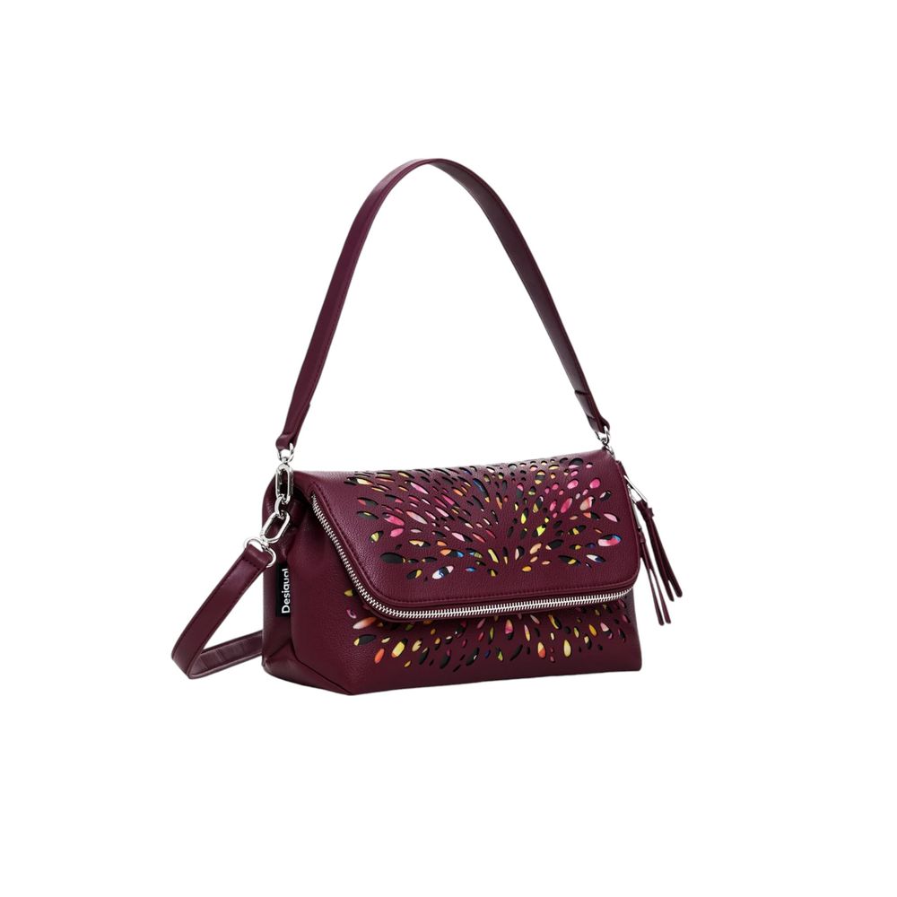  - Bordeaux Polyethylene Handbag