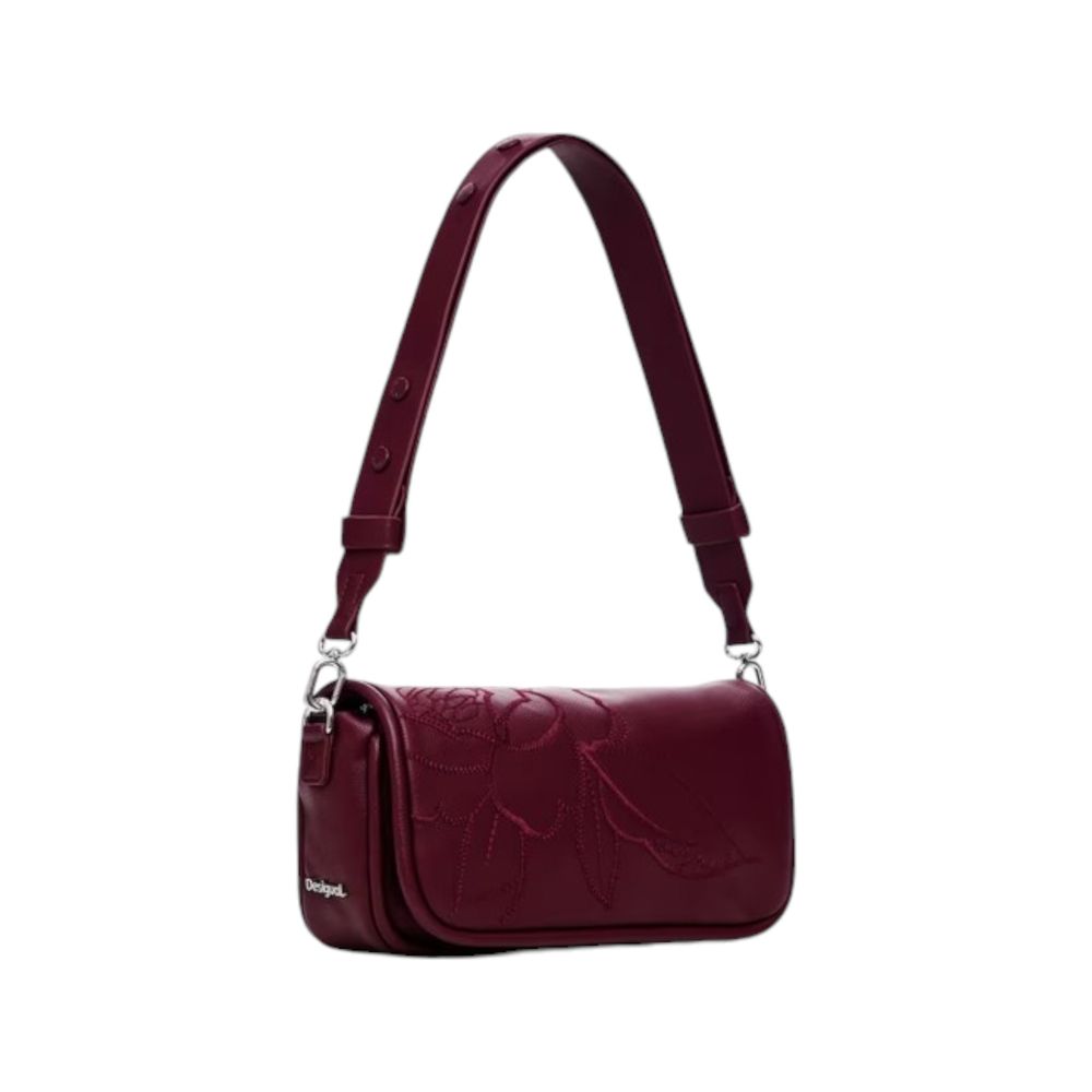  - Bordeaux Polyethylene Handbag