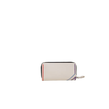 Cream Polyethylene Wallet - The Luxe Alliance