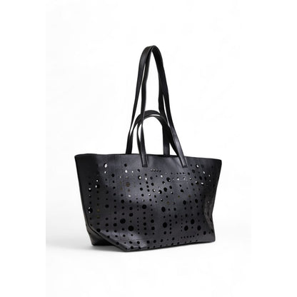  - Black Polyethylene Handbag