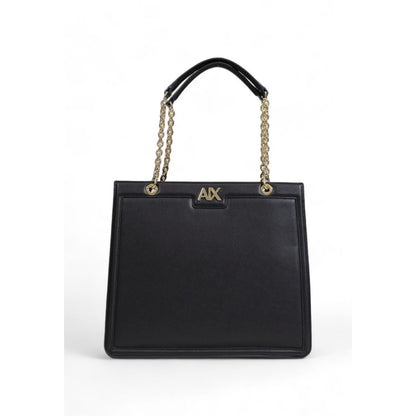  - Black Polyester Handbag