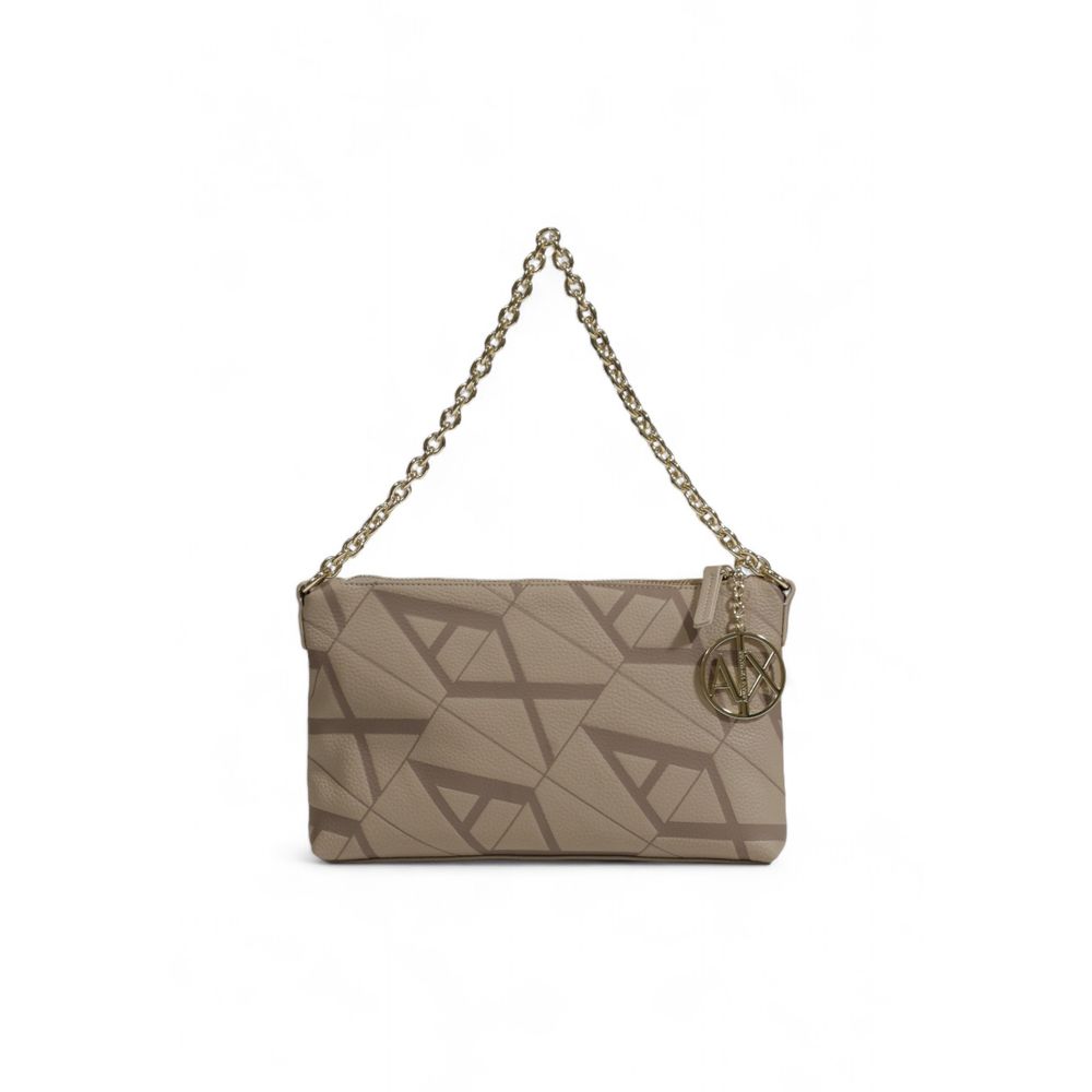 Beige Polyester Handbag - The Luxe Alliance