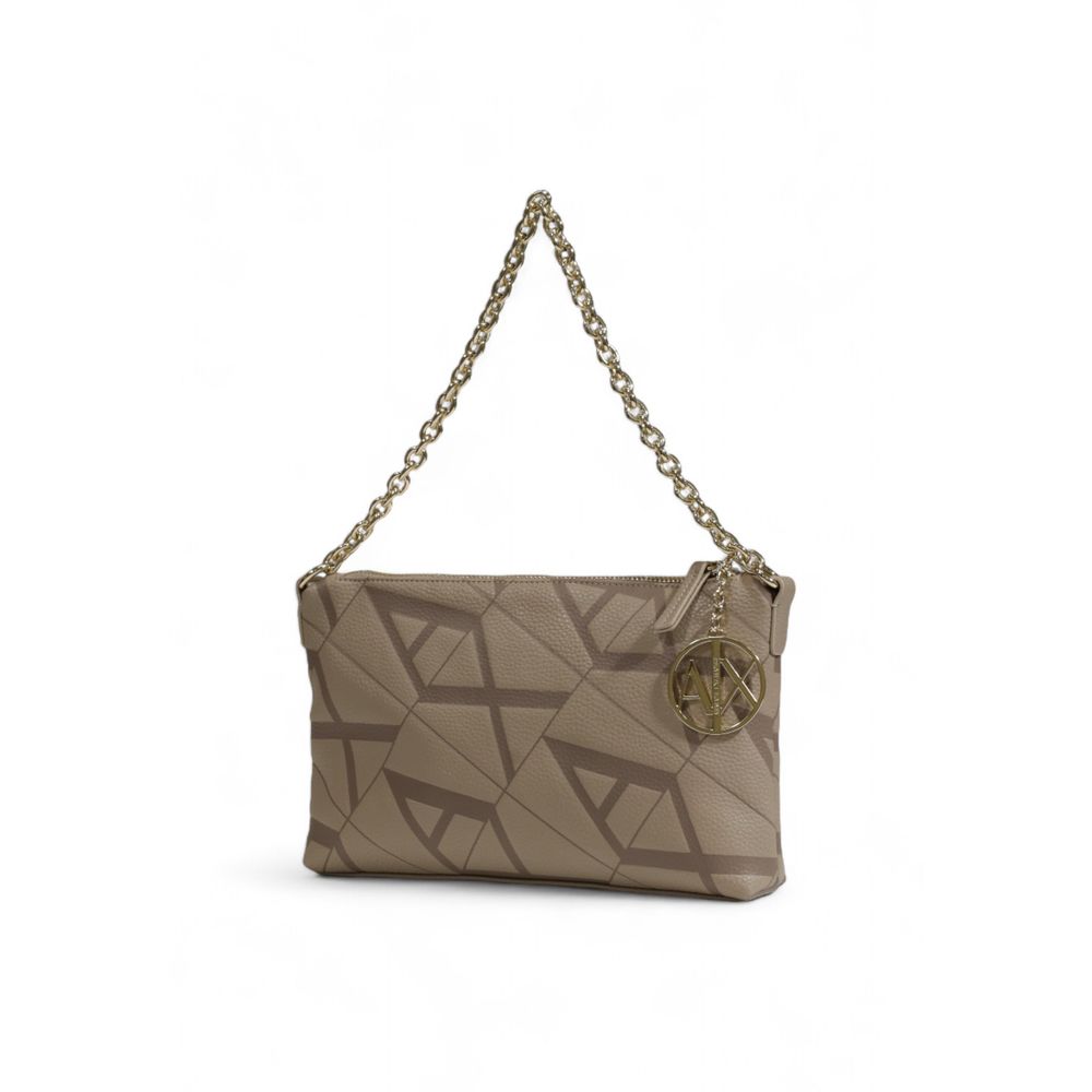 Beige Polyester Handbag - The Luxe Alliance