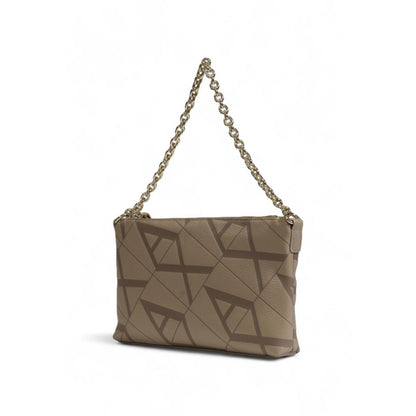 Beige Polyester Handbag - The Luxe Alliance