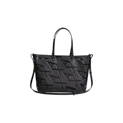 Black Polyethylene Handbag - The Luxe Alliance