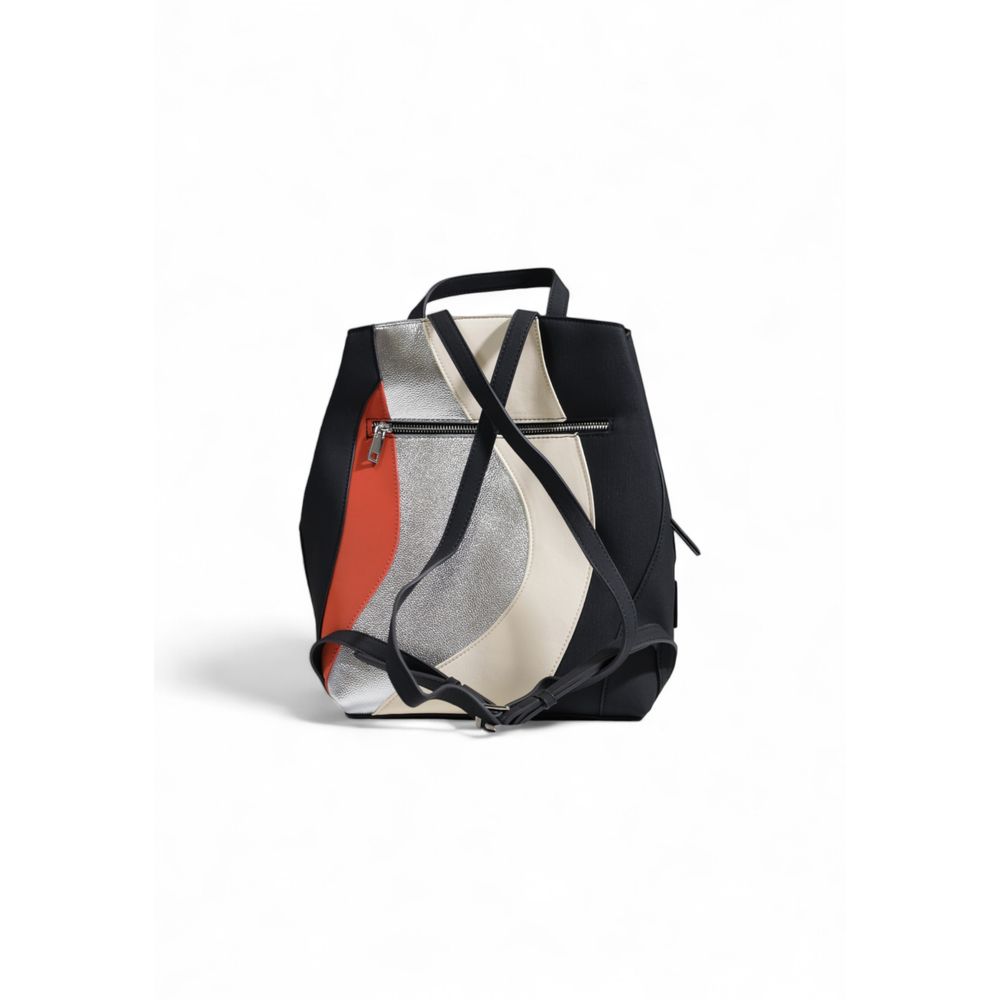 Silver Polyethylene Backpack - The Luxe Alliance