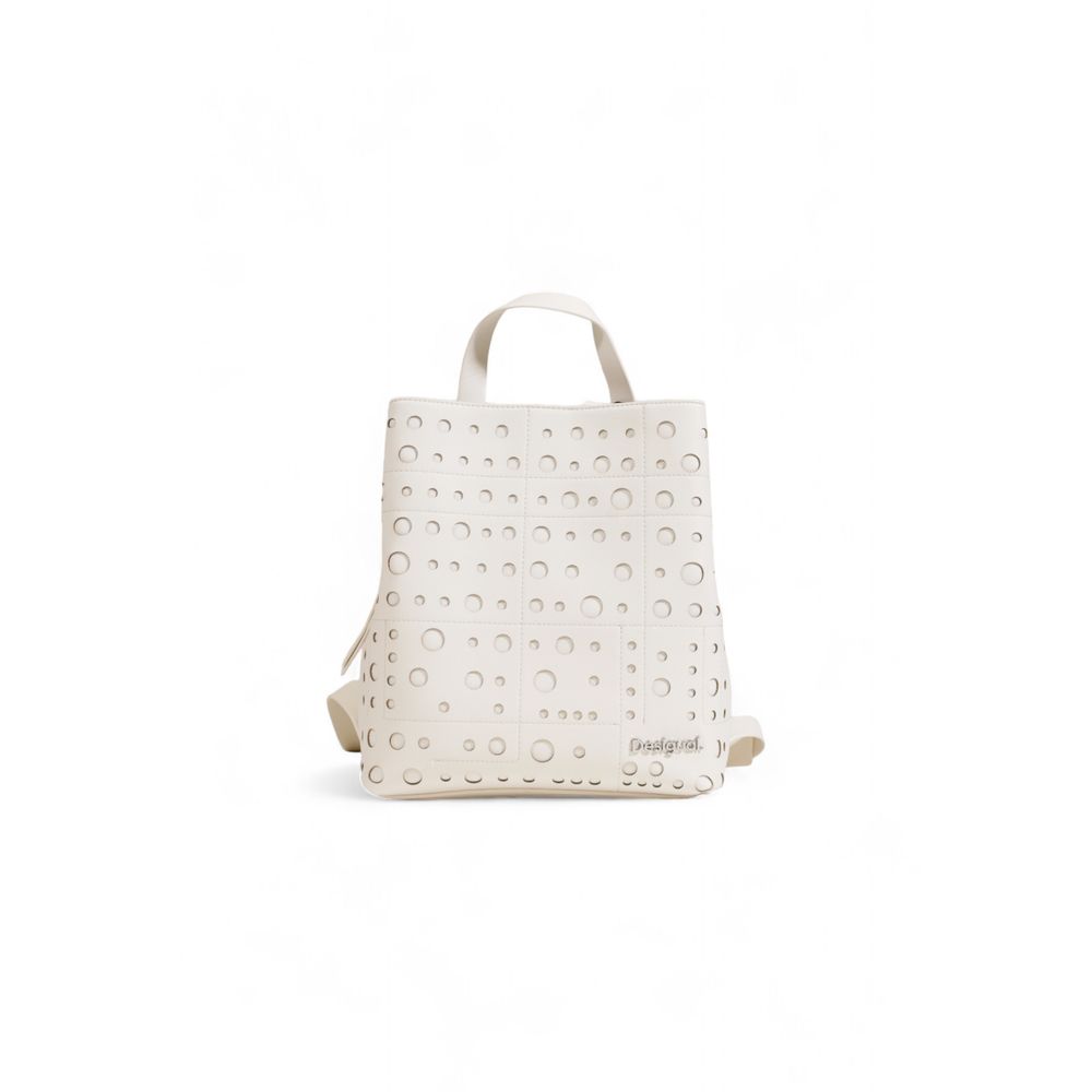 Beige Polyethylene Backpack - The Luxe Alliance