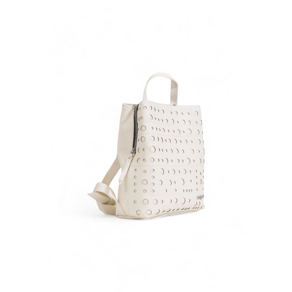 Beige Polyethylene Backpack - The Luxe Alliance