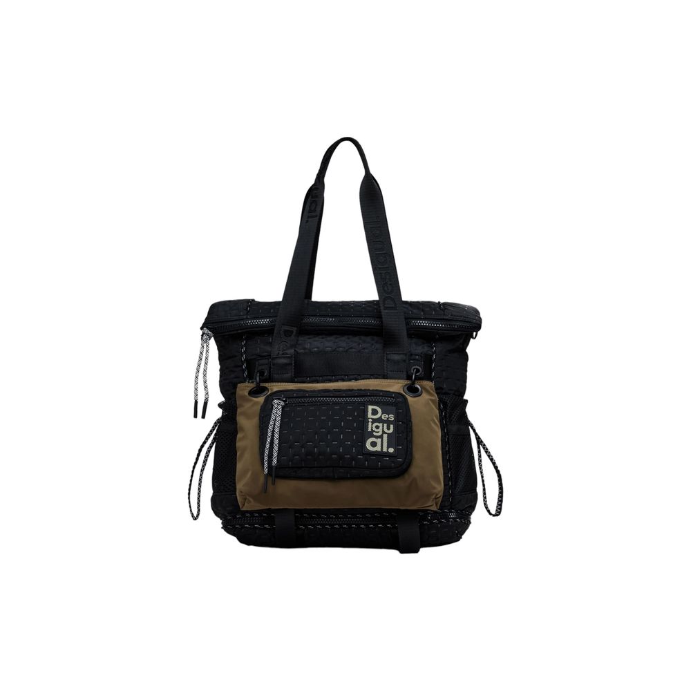 Black Polyester Backpack - The Luxe Alliance