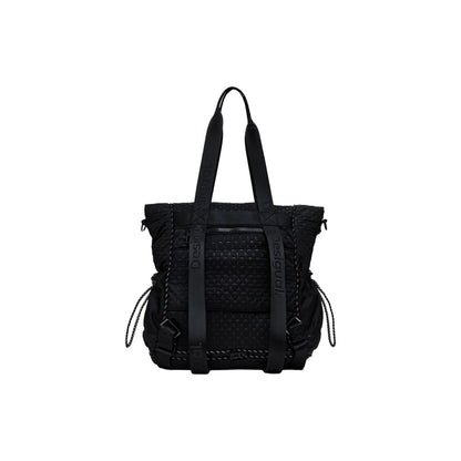 Black Polyester Backpack - The Luxe Alliance