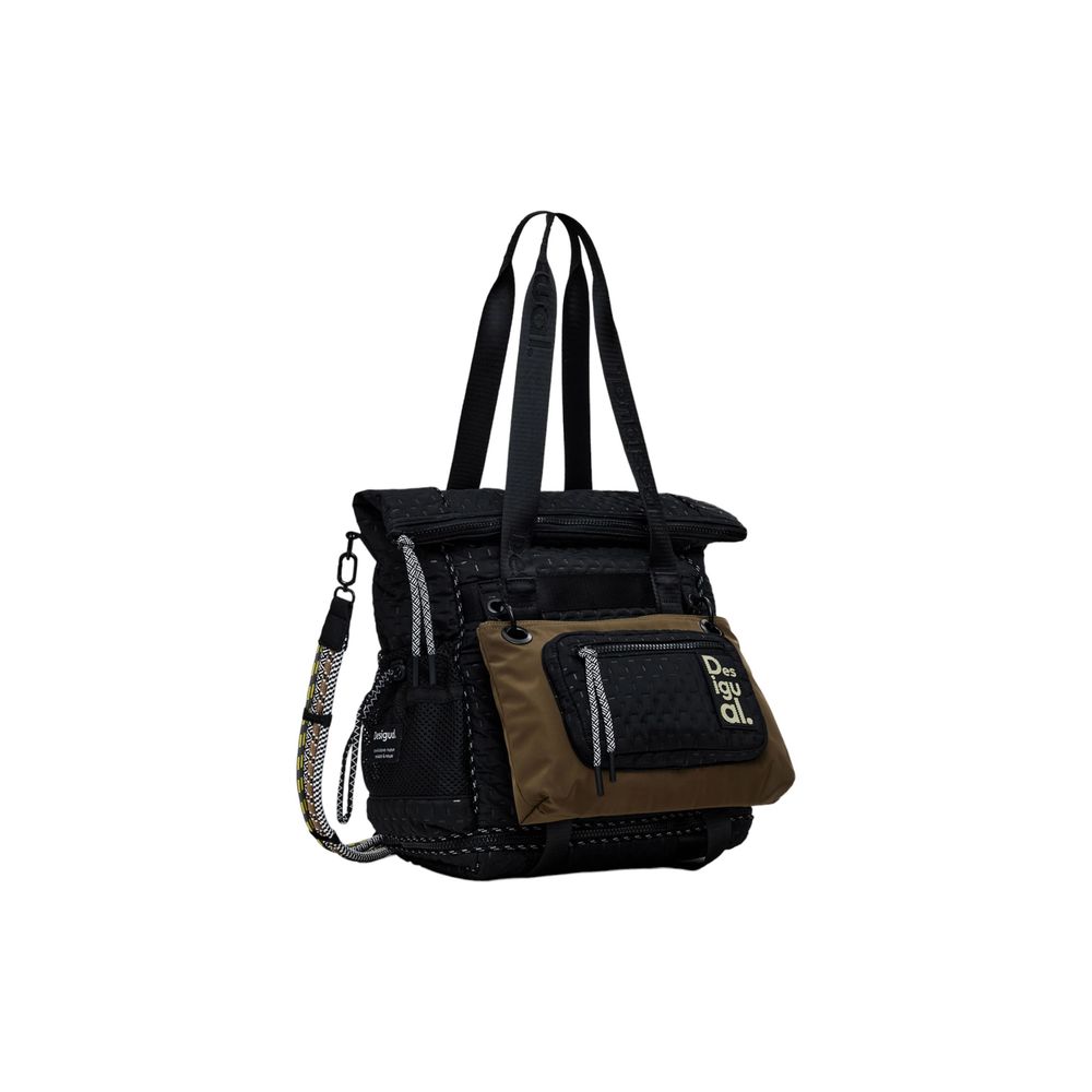 Black Polyester Backpack - The Luxe Alliance