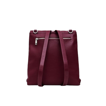  - Bordeaux Polyethylene Backpack