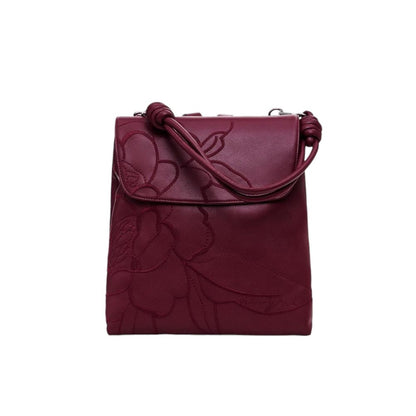 Bordeaux Polyethylene Backpack - The Luxe Alliance