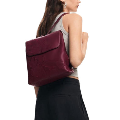 Bordeaux Polyethylene Backpack - The Luxe Alliance