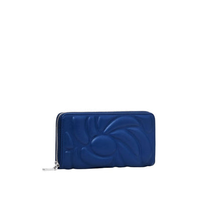 Blue Polyethylene Wallet - The Luxe Alliance