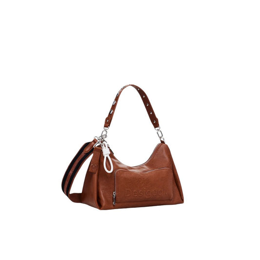 Brown Polyethylene Handbag - The Luxe Alliance