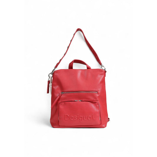 Red Polyethylene Backpack - The Luxe Alliance