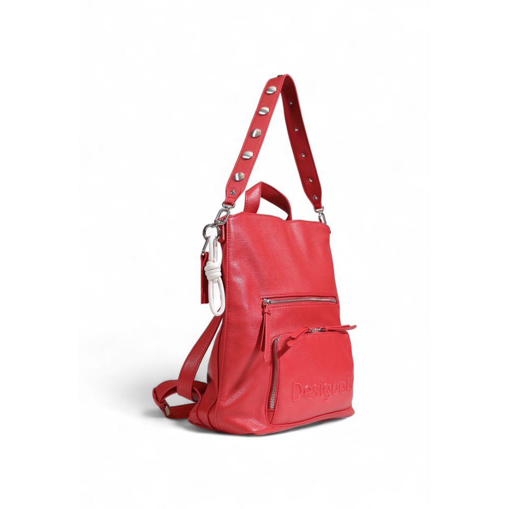 Red Polyethylene Backpack - The Luxe Alliance