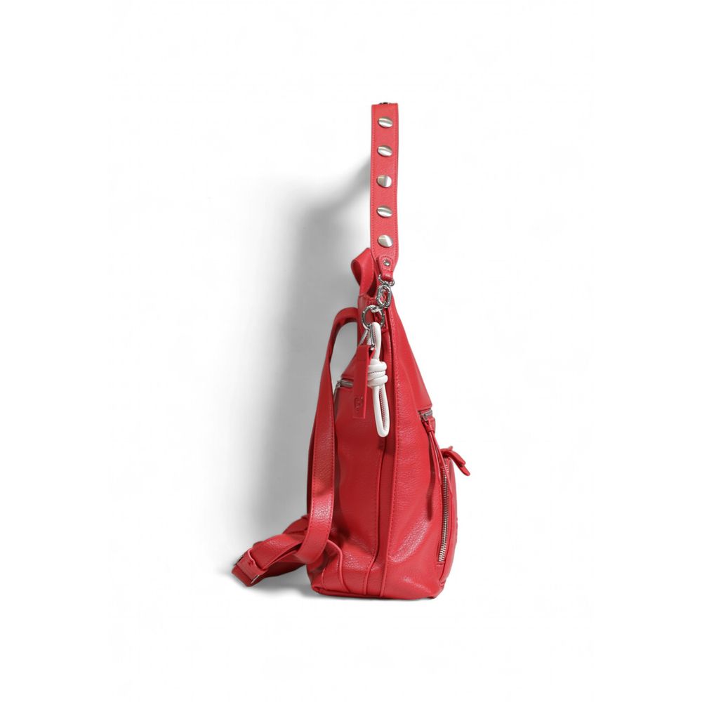 Red Polyethylene Backpack - The Luxe Alliance