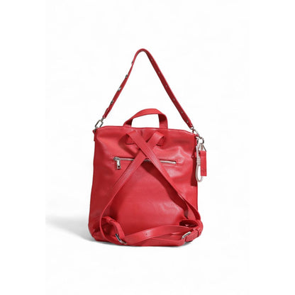 Red Polyethylene Backpack - The Luxe Alliance