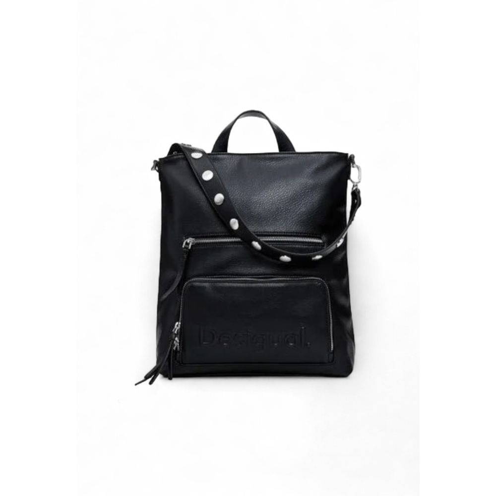 Black Polyethylene Backpack - The Luxe Alliance