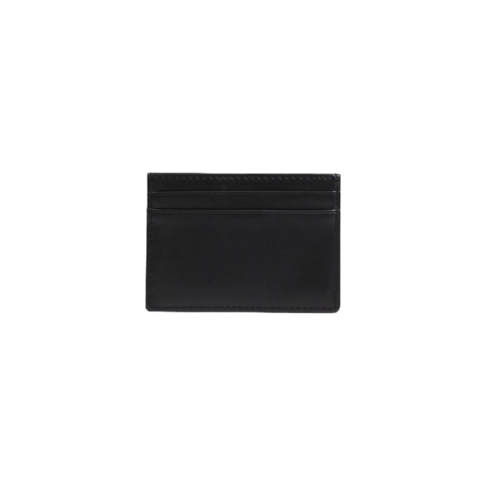 Black Synthetic Leather Wallet - The Luxe Alliance