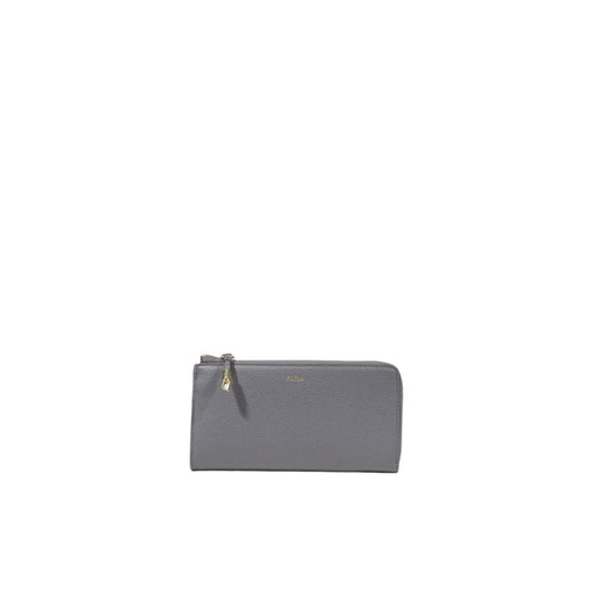 Gray Leather Wallet - The Luxe Alliance