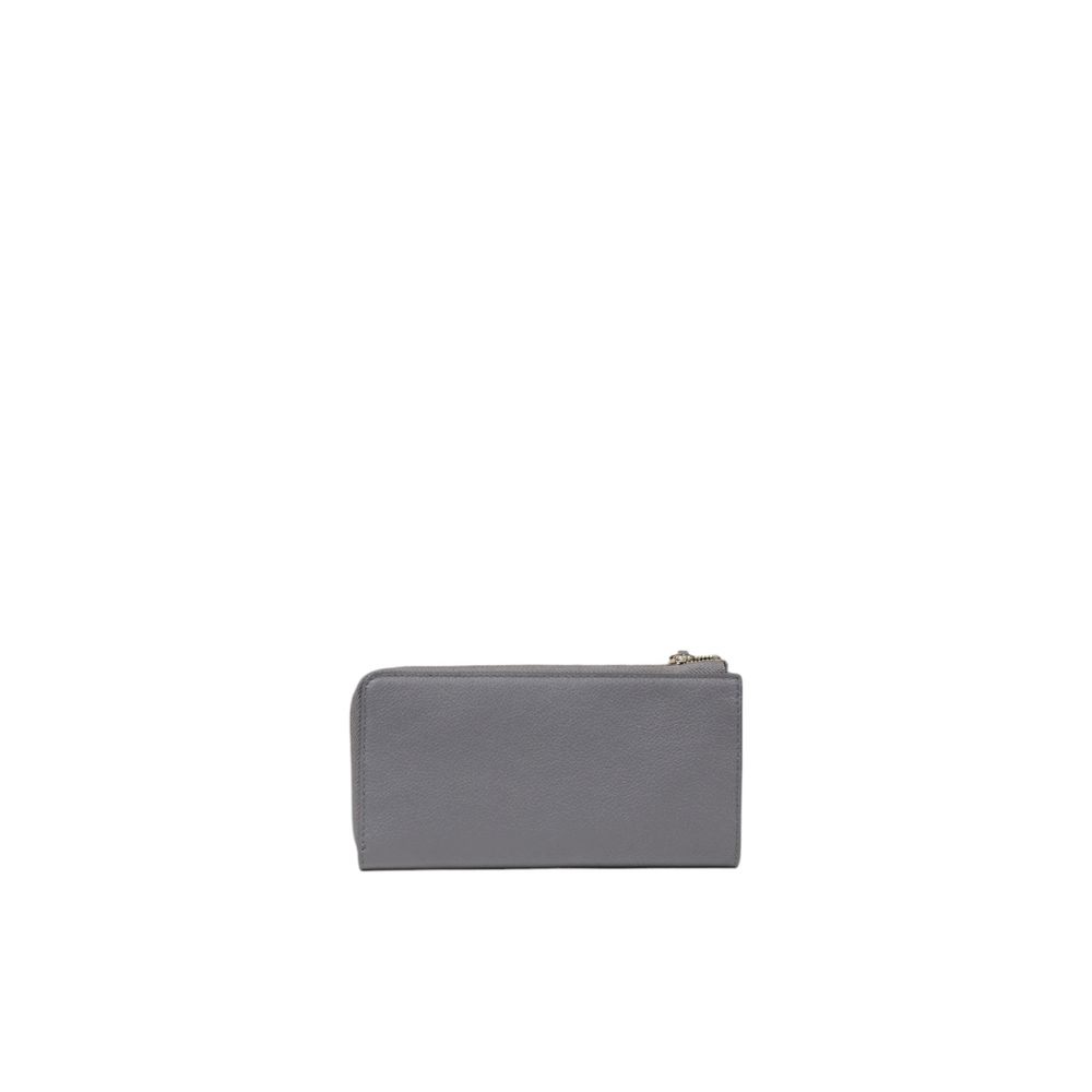 Gray Leather Wallet - The Luxe Alliance