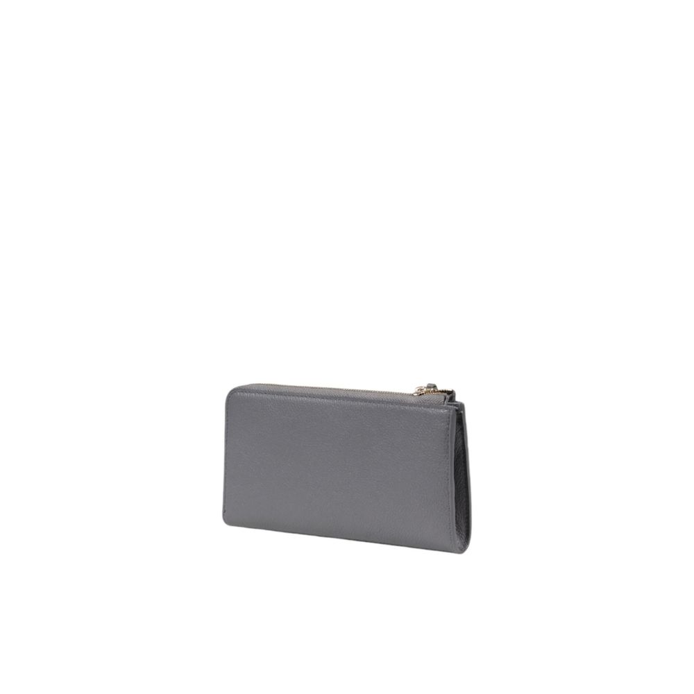 Gray Leather Wallet - The Luxe Alliance