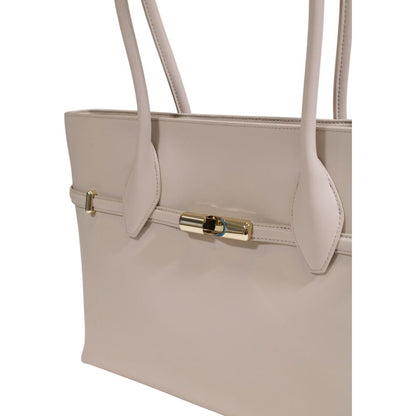 Gray Leather Handbag - The Luxe Alliance