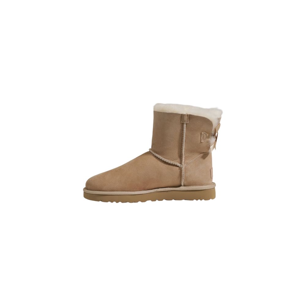 Beige Suede Boot