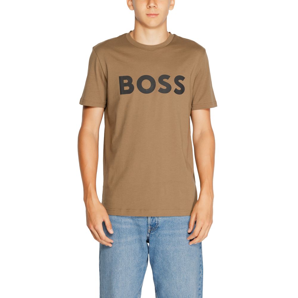 Brown Cotton T-Shirt - The Luxe Alliance