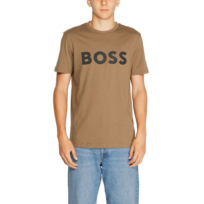 Brown Cotton T-Shirt - The Luxe Alliance