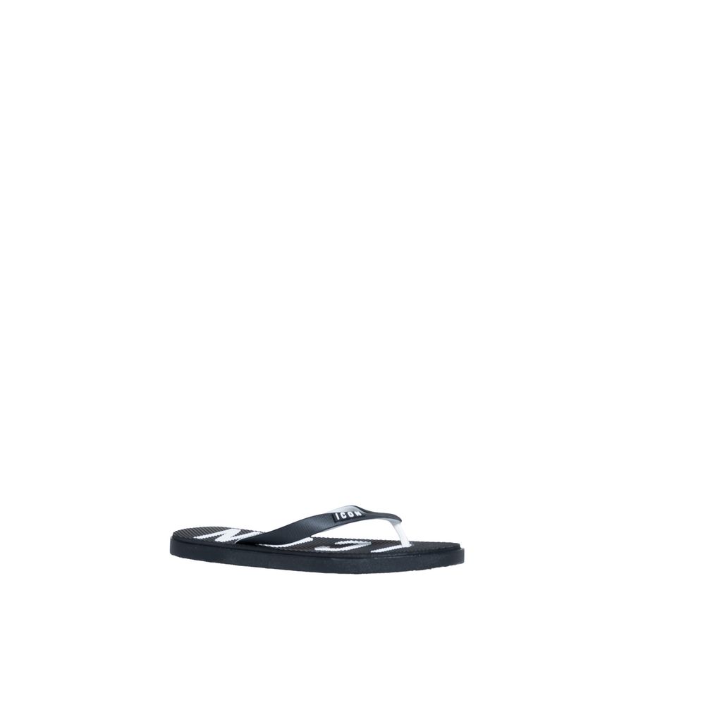 Black Rubber Sandal - The Luxe Alliance